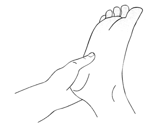 ► วิธีการนวดฝ่าเท้าและกดจุดฝ่าเท้าแผนโบราณเบื้องต้นด้วยตัวเอง ท่าที่ 33