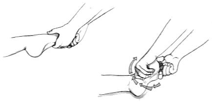 เทคนิควิธีการนวดหมุนเท้า